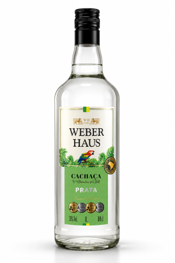 Cachaça Weber Haus PRATA top 39% 1L